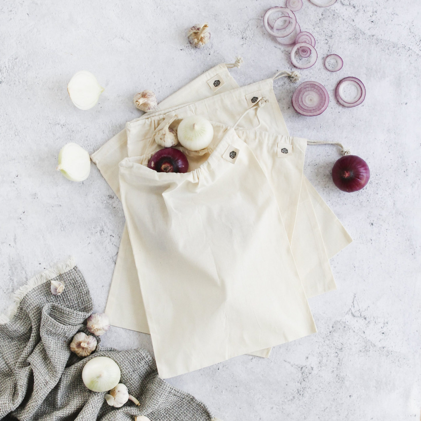 Ever Eco Organic Cotton Muslin Produce Bags