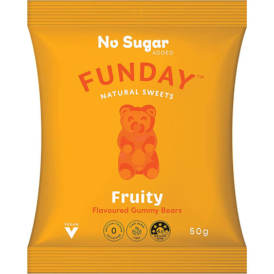 Funday Natural Sweets Fruity Flavoured Vegan Gummy Bears