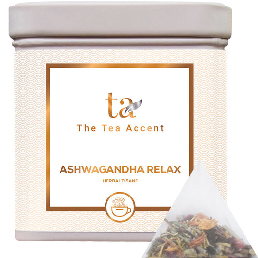 The Tea Accent Ashwagandha Relax Herbal Tisane