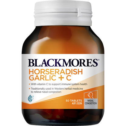 Blackmores Horseradish Garlic + C