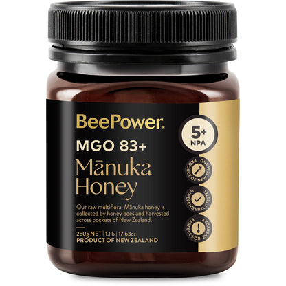 BeePower MGO 83+ Manuka Honey