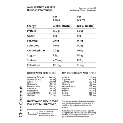 Happy Way Ashy Bines Vegan Protein Powder
