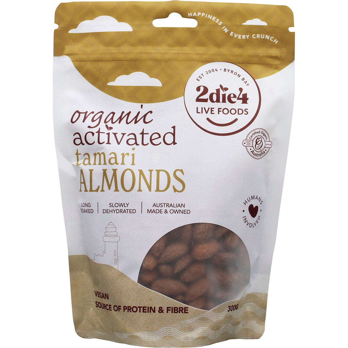 2Die4 Live Foods Activated Organic Tamari Almonds