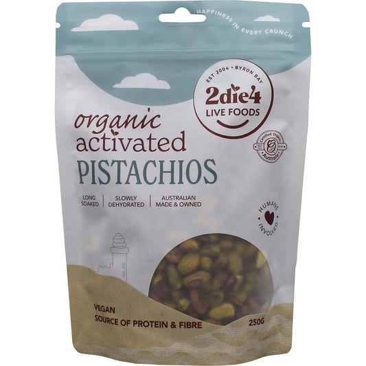 2Die4 Live Foods Activated Organic Pistachios