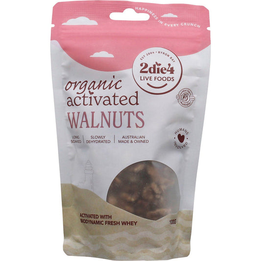2Die4 Live Foods Activated Organic Walnuts