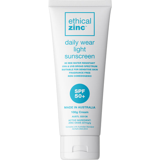 Ethical Zinc SPF50+ Daily Wear Light Sunscreen