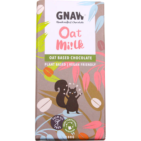Gnaw Chocolate Oat M!lk Chocolate Bar