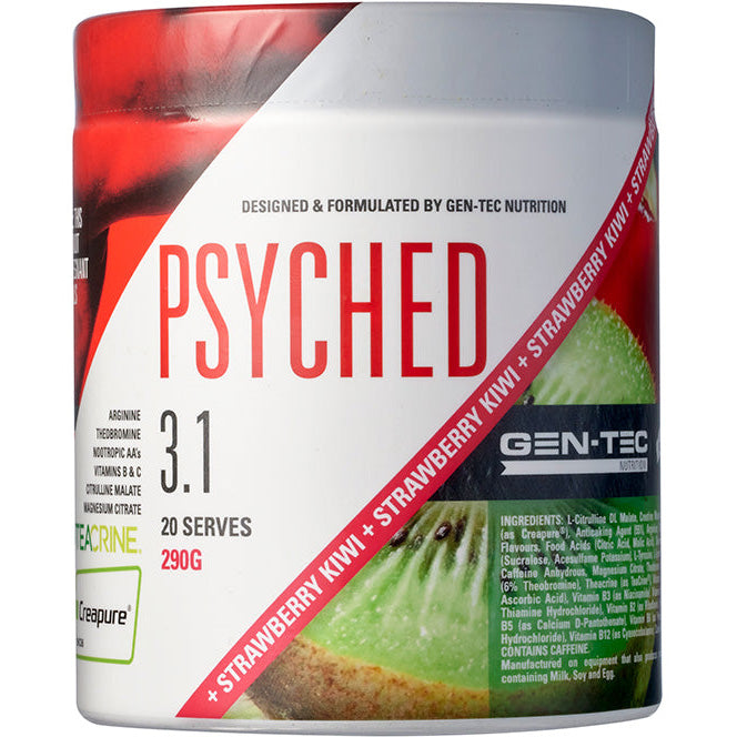 Gen-Tec Nutrition Psyched 3.1 Pre Workout WORKOUT