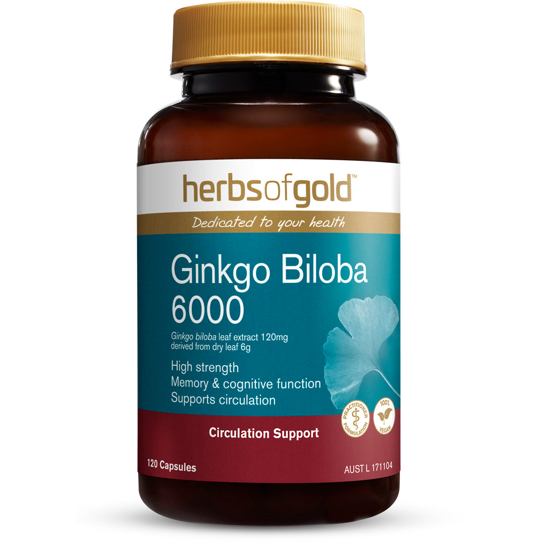 Herbs of Gold Ginkgo Biloba 6000