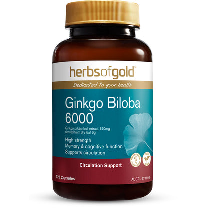 Herbs of Gold Ginkgo Biloba 6000