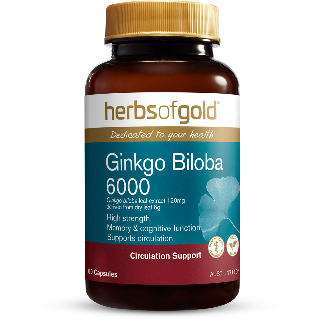 Herbs of Gold Ginkgo Biloba 6000