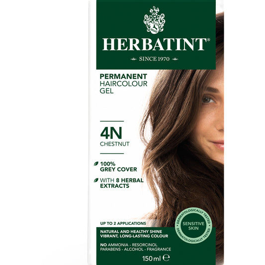 Herbatint Permanent Hair Colour Gel Natural Tones - 4N (Chestnut)