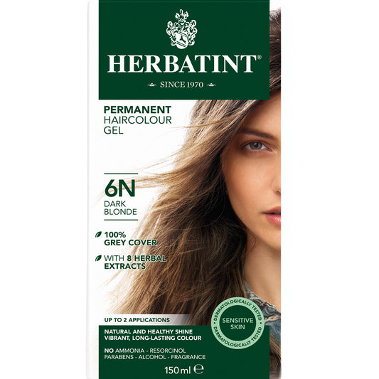 Herbatint Permanent Hair Colour Gel Natural Tones - 6N (Dark Blonde)