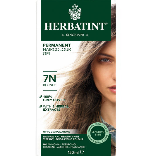 Herbatint Permanent Hair Colour Gel Natural Tones - 7N (Blonde)