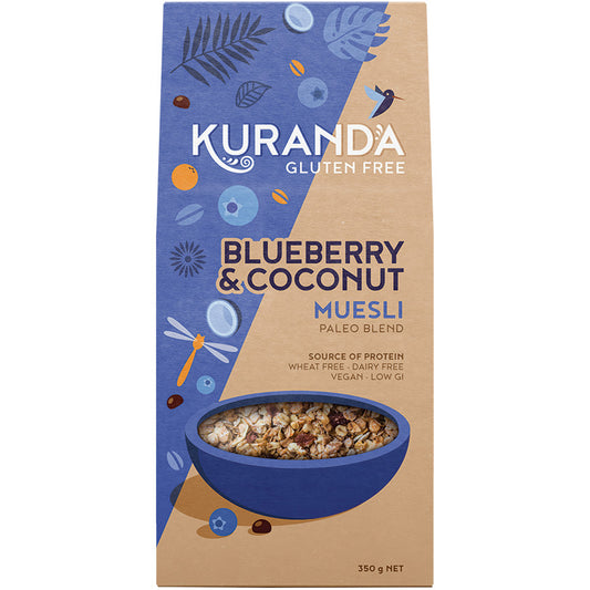 Kuranda Gluten Free Blueberries & Coconut Muesli