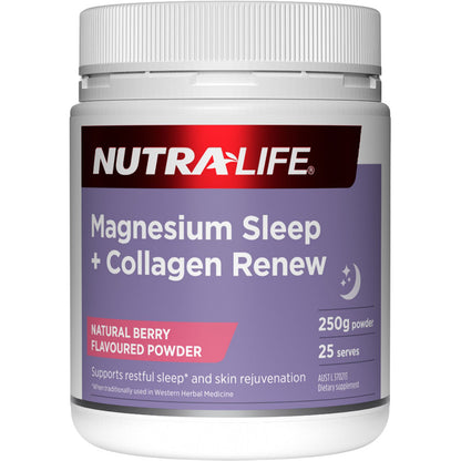 Nutra-Life Magnesium Sleep + Collagen Renew