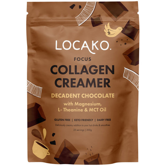 Locako Collagen Creamer Focus Decadent Chocolate