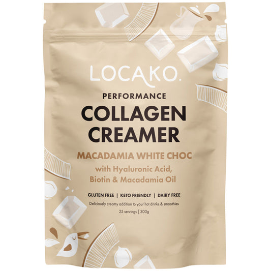 Locako Collagen Creamer Performance Macadamia White Choc