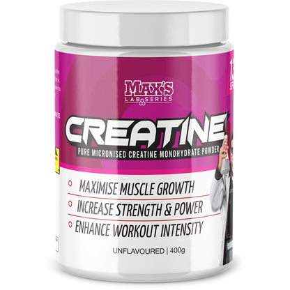 Max's Pure Micronised Creatine Monohydrate Powder