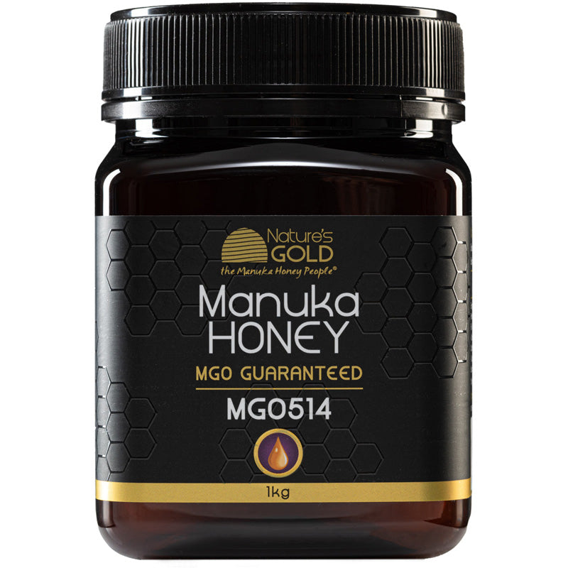 Nature's Gold 100% Raw Australian Manuka Honey MGO 514