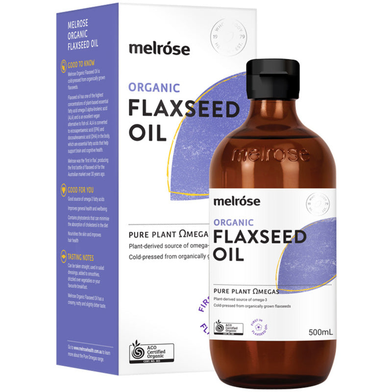Melrose Organic Flaxseed Oil