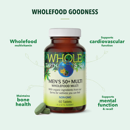 Whole Earth & Sea Men's 50+ Multivitamin