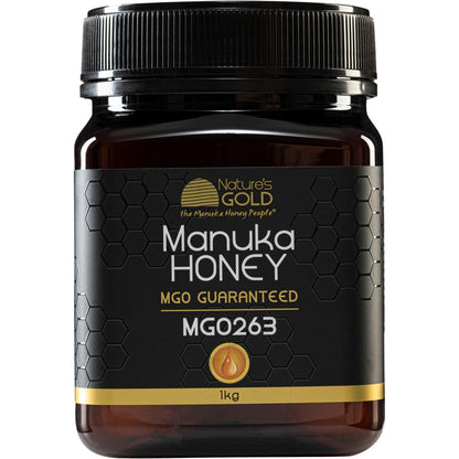 Nature's Gold 100% Raw Australian Manuka Honey MGO 263