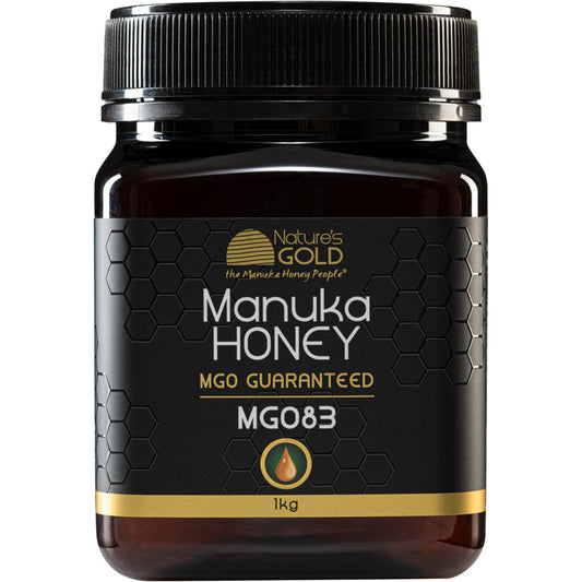 Nature's Gold 100% Raw Australian Manuka Honey MGO 83