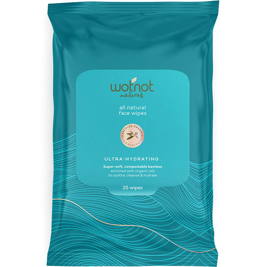 Wotnot Naturals Ultra Hydrating Face Wipes