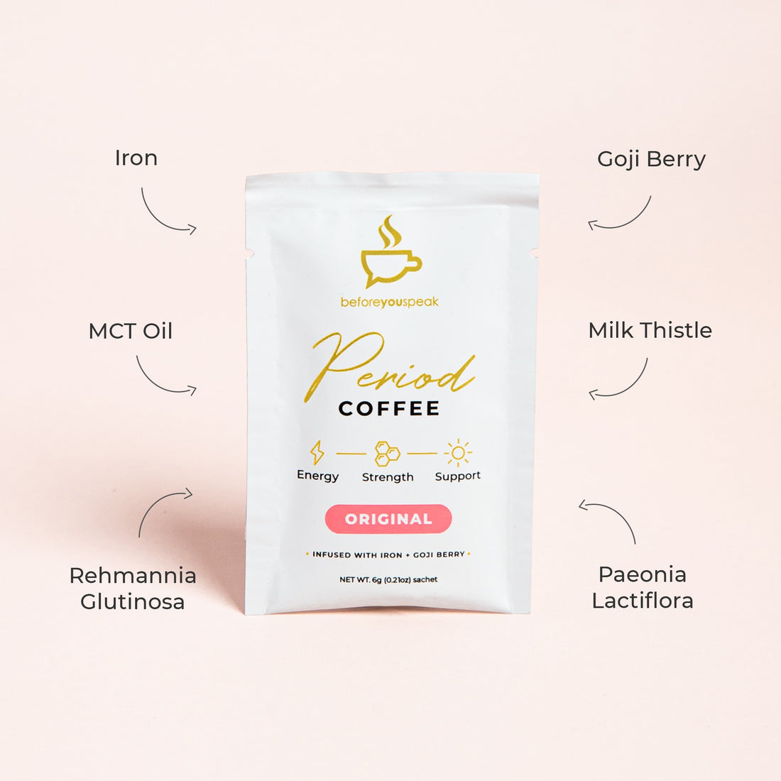 Before You Speak Period Coffee