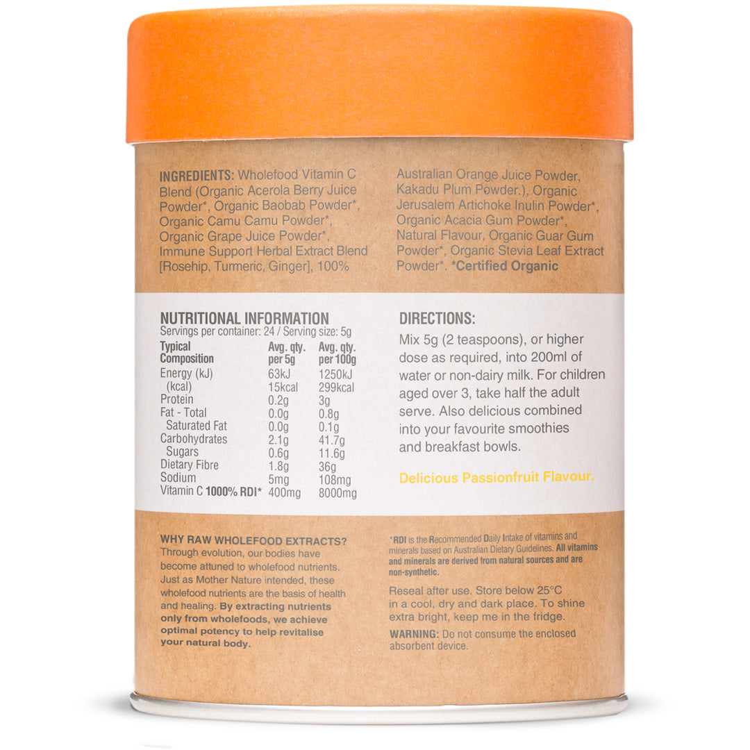 Amazonia Raw Wholefood Extracts Vitamin C+ Powder