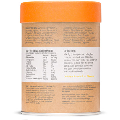 Amazonia Raw Wholefood Extracts Vitamin C+ Powder
