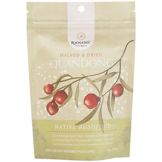 Roogenic Native Bushfood Halved & Dried Quandong
