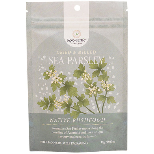 Roogenic Native Bushfood Dried & Milled Sea Parsley