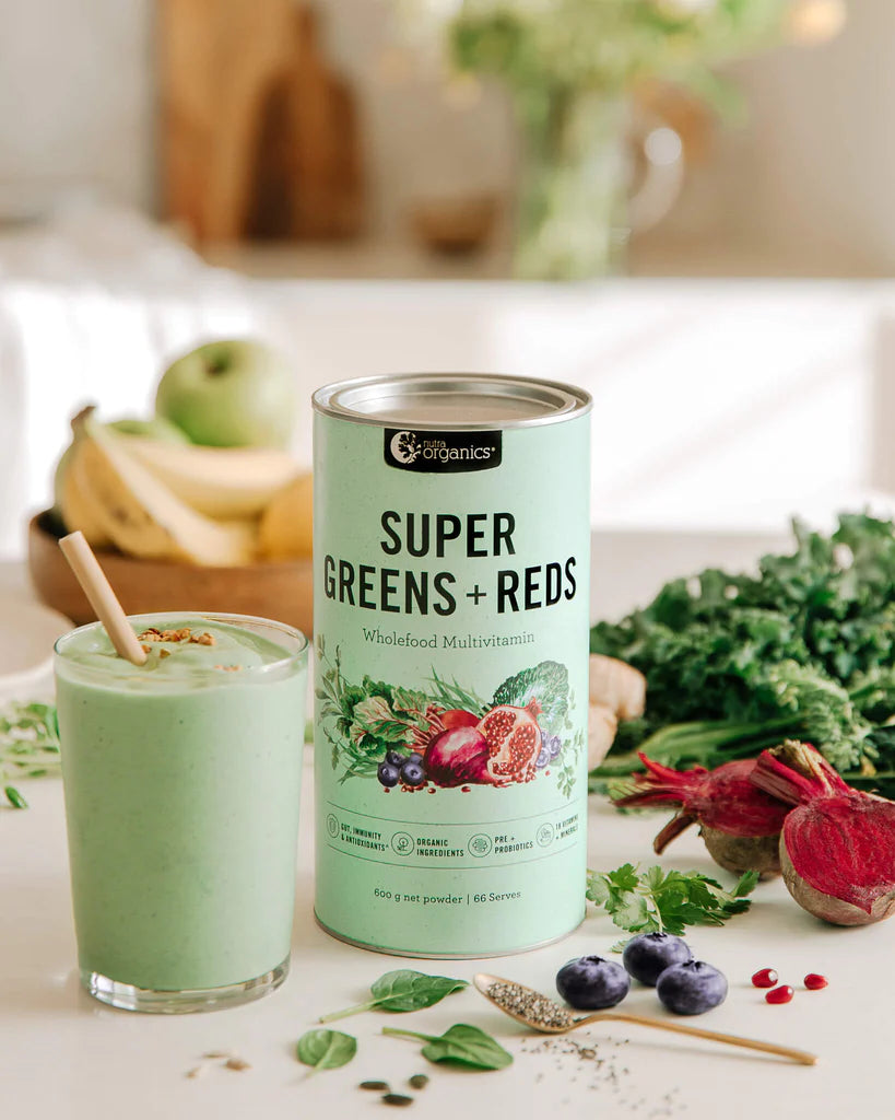 Nutra Organics Super Greens + Reds
