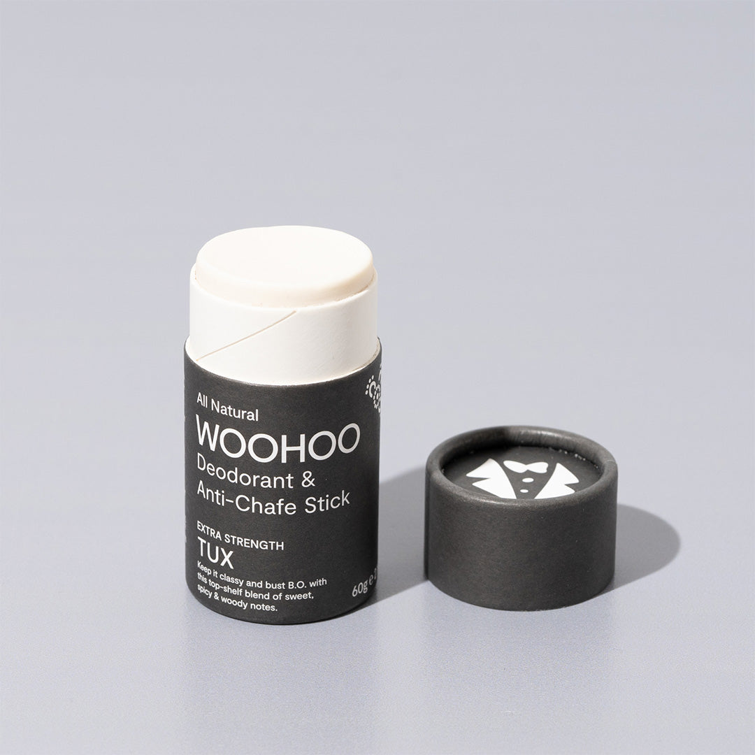 Woohoo Deodorant & Anti-Chafe Stick (Tux)