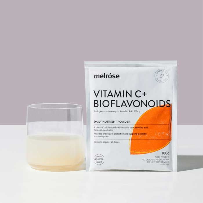 Melrose Vitamin C Plus Bioflavonoids Powder Evelyn Faye Nutrition