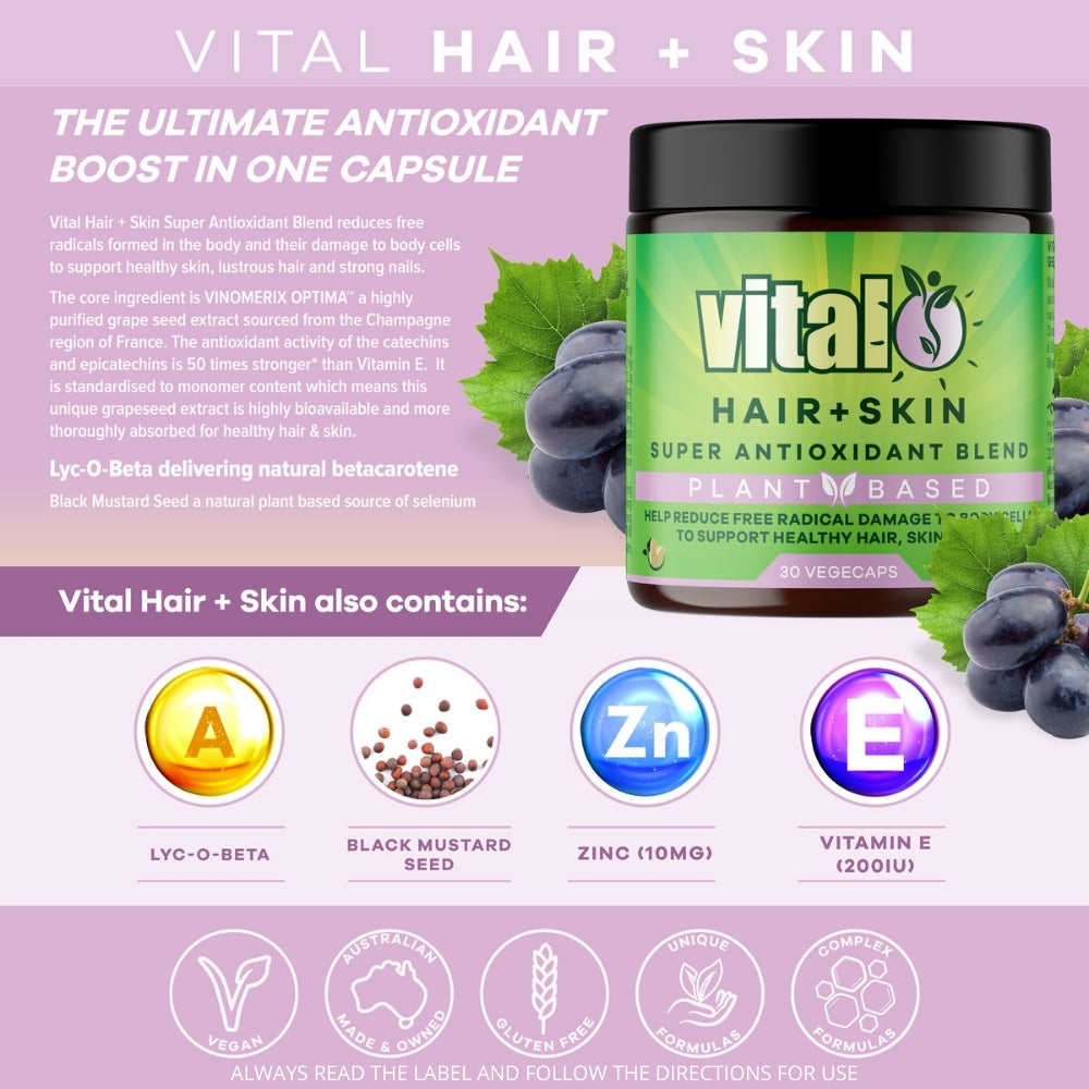 Vital Plant Based Hair + Skin Super Antioxidant Blend
