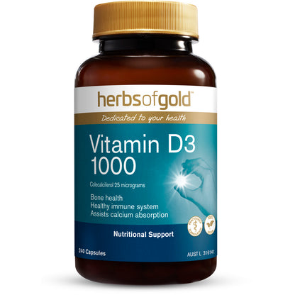 Herbs of Gold Vitamin D3 1000 IU