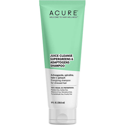 Acure Juice Cleanse Supergreens & Adaptogens Shampoo