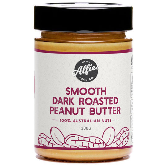 Alfie's Food Co. Smooth Dark Roasted Peanut Butter