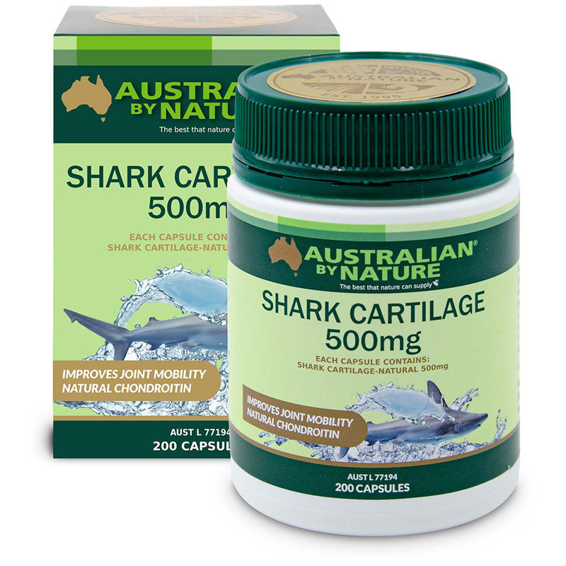Australian By Nature Shark Cartilage 500mg