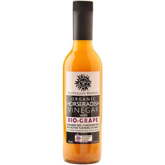 Australian Harvest Organic Horseradish Vinegar with Bio-Grape