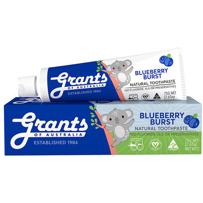Grants Kids Natural Toothpaste Blueberry Burst