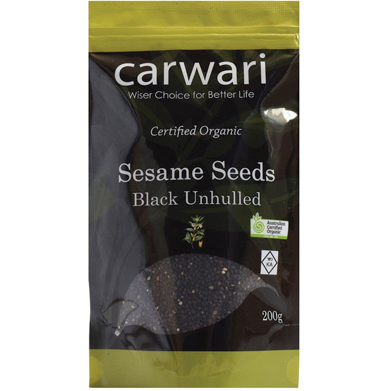 Carwari Sesame Seeds Black Unhulled