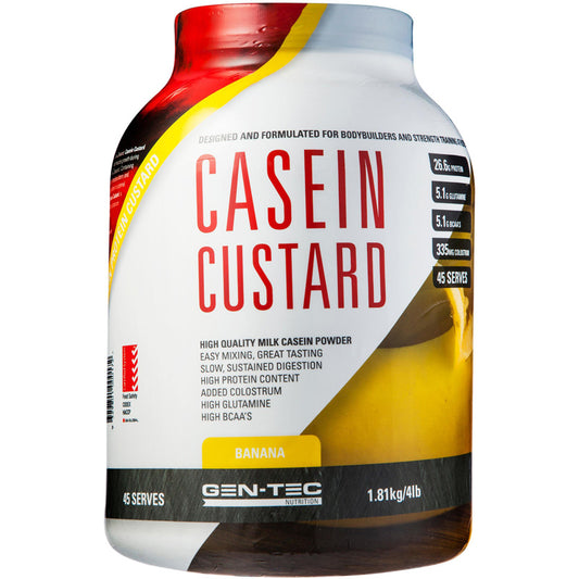 Gen-Tec Nutrition Casein Protein Custard