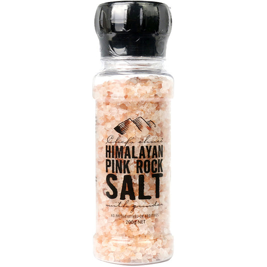 Chef's Choice Himalayan Pink Rock Salt with Grinder