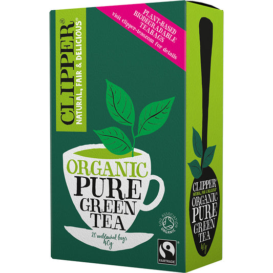 Clipper Organic Fairtrade Pure Green Tea