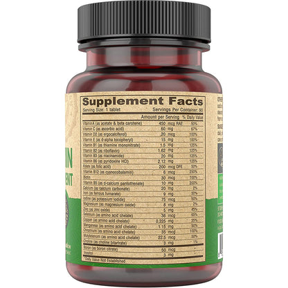 Deva Vegan Multivitamin & Mineral Supplement Tiny Tablets