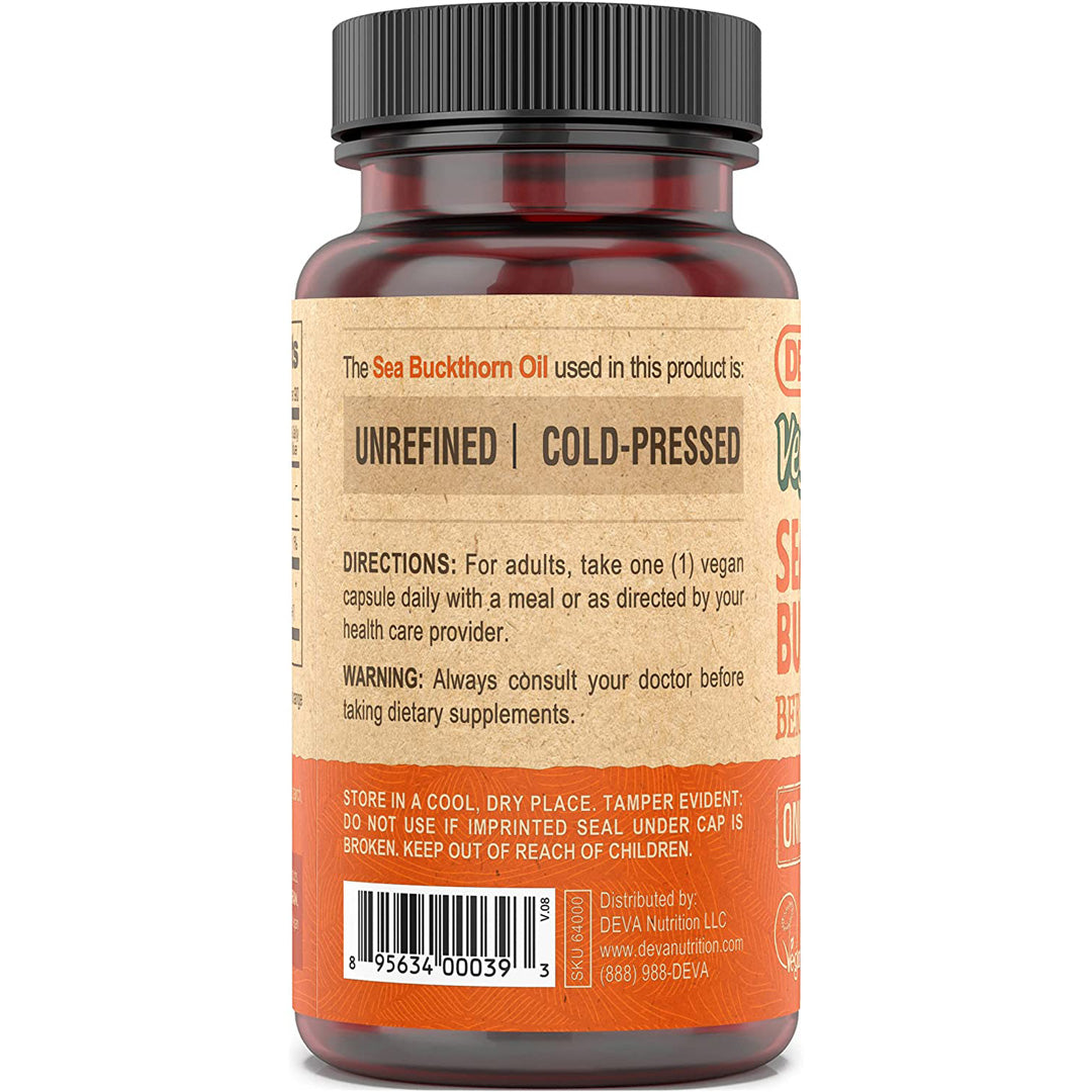 Deva Vegan Sea Buckthorn Berry Oil